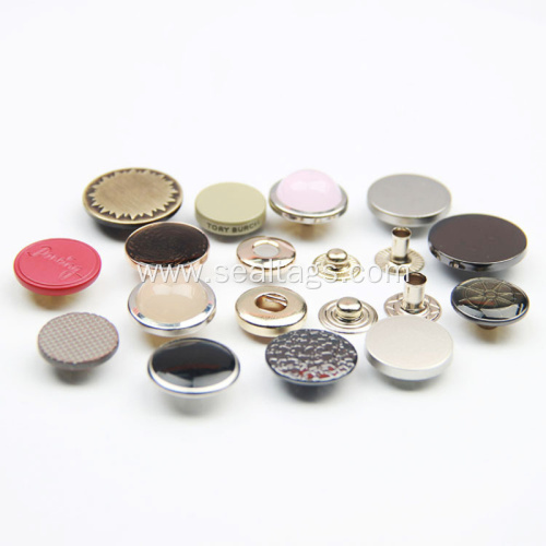 Mushroom Shape Button Alloy Metal Buttons for Garments